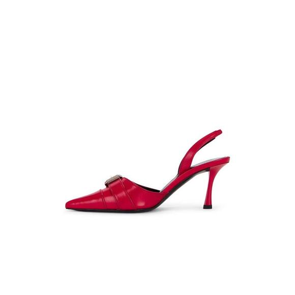 Givenchy Voyou 75MM Slingback Pump in Red 36.5 - Picture 4 of 5